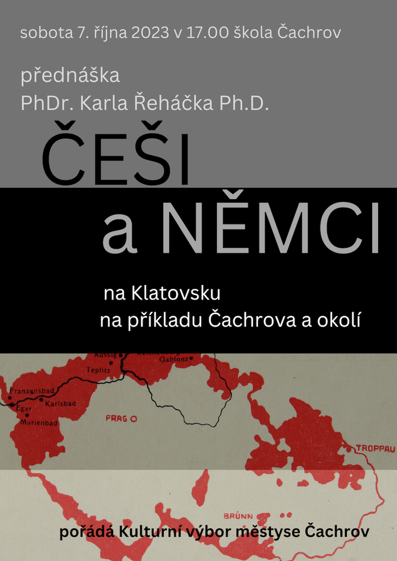 Plakát Češi a Němci na Klatovsku