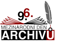 logo 9. 6. mezinárodní den archivů