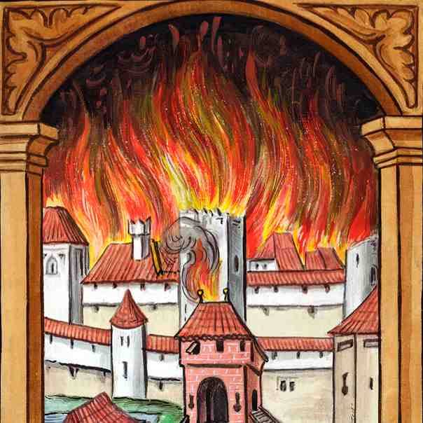 Požár Chebu v roce 1270